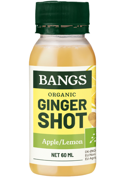 BANGS ORGANIC GINGER SHOT - APPLE/LEMON - 60ml