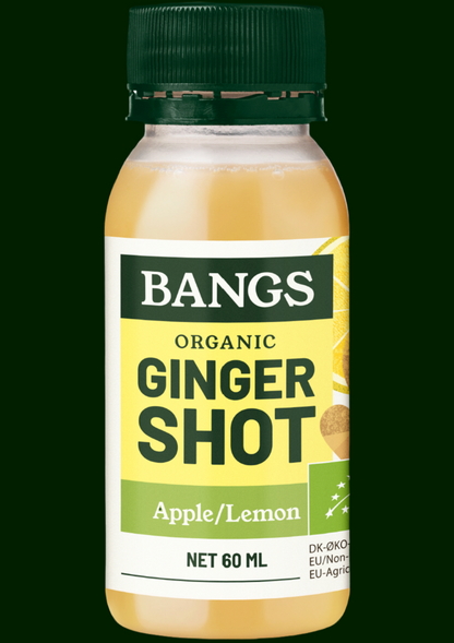 BANGS ORGANIC GINGER SHOT - APPLE/LEMON - 60ml