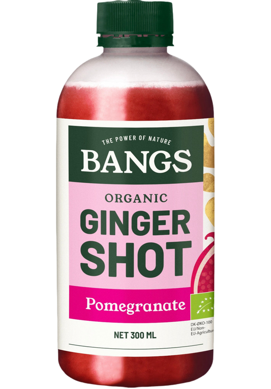 BANGS ORGANIC GINGER SHOT - POMEGRANATE - 300ml