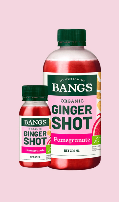 BANGS ORGANIC GINGER SHOT - POMEGRANATE - 300ml